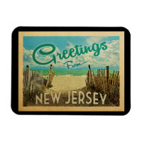 New Jersey Shore Beach Vintage Travel