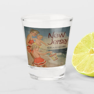 new jersey shore vintage tourist vacation shot glass