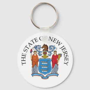 New Jersey sign Key Ring