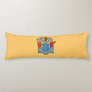New Jersey State Flag Body Cushion