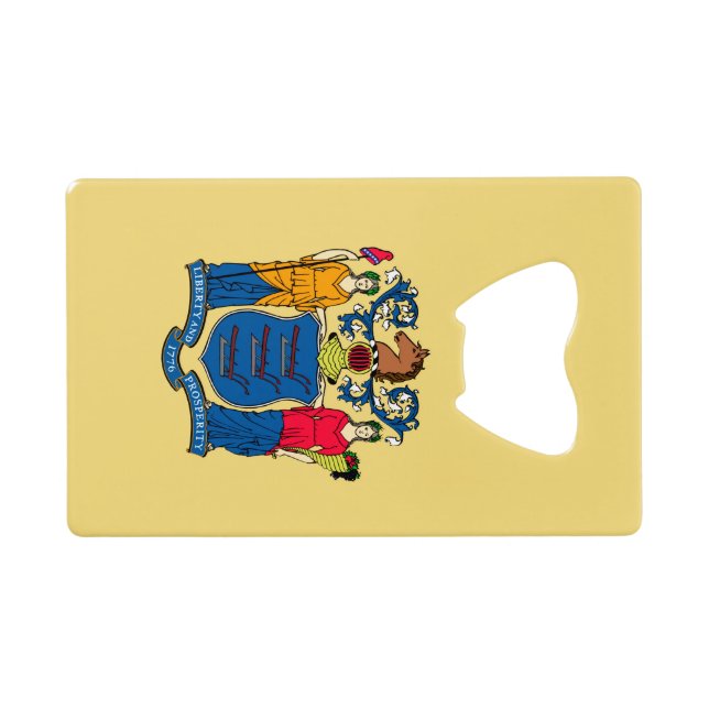 New Jersey State Flag Design (Back Horizontal)