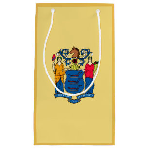 New Jersey State Flag Design Small Gift Bag