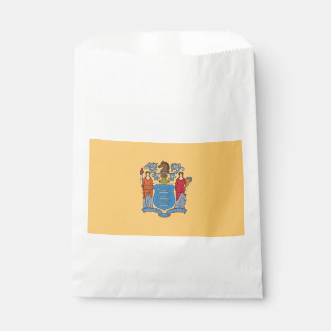 New Jersey State Flag Favour Bags (Front)
