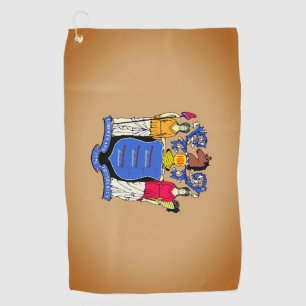 New Jersey State Flag Golf Towel