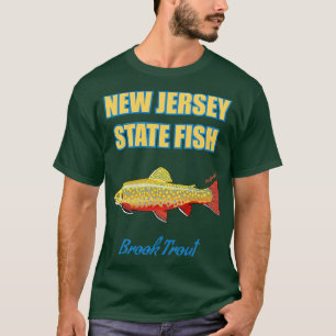 New Jersey State Freshwater Fish Brook Trout T-Shirt
