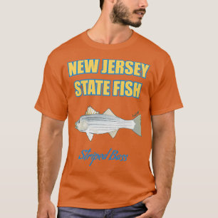 New Jersey State Saltwater Game Fish Striped Bass T-Shirt
