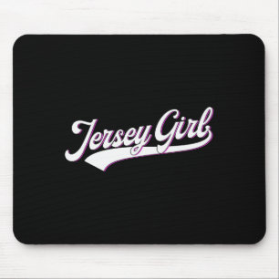 New Jersey State Usa Jersey Girl For Girls, Women Mouse Mat