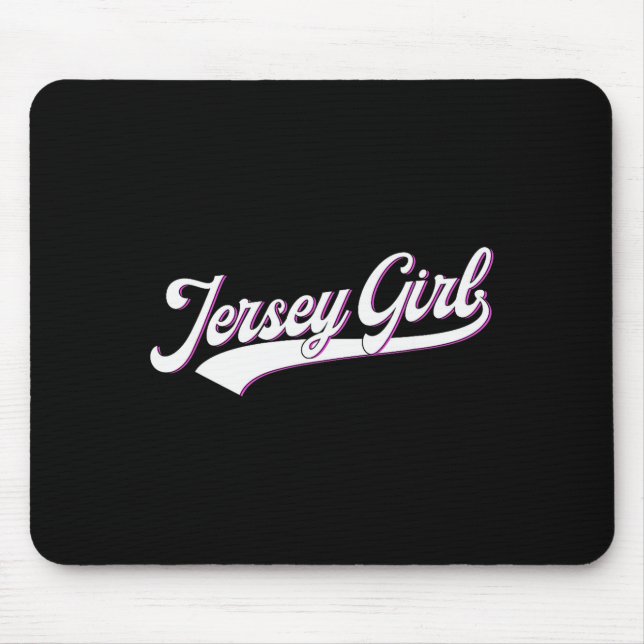 New Jersey State Usa Jersey Girl For Girls, Women  Mouse Mat (Front)