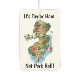 New Jersey Taylor Ham Car Air Freshener