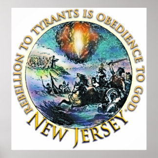 New Jersey Tea Party Poster