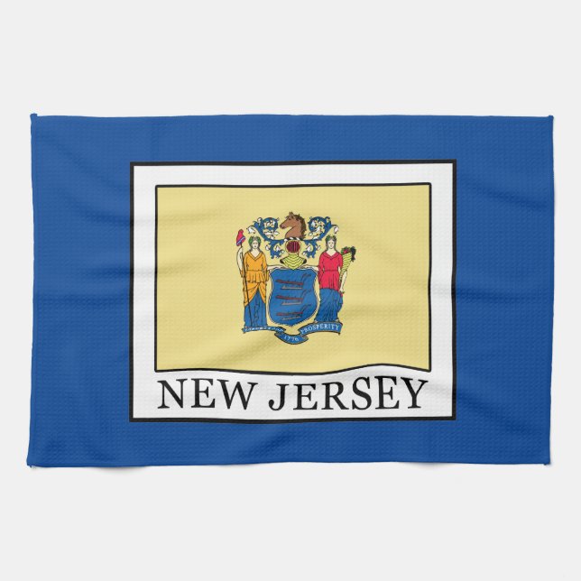 New Jersey Tea Towel (Horizontal)