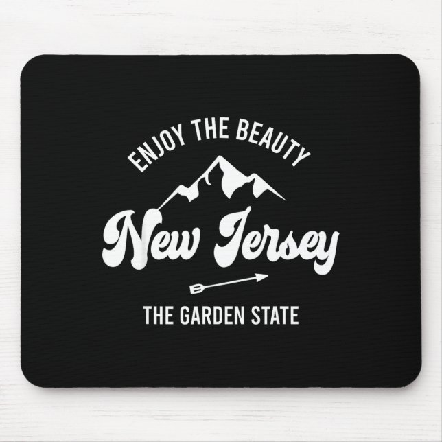 New Jersey - The Garden State - Enjoy The Beauty  Mouse Mat (Front)