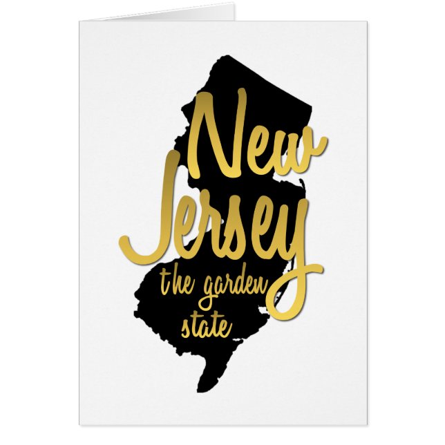 New Jersey The Garden State greeting card (Front)