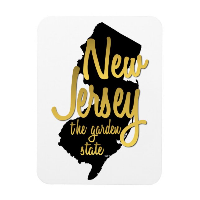 New Jersey The Garden State Magnet (Vertical)