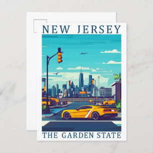 New Jersey the Garden State USA Travel Place Postcard