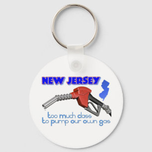 New Jersey: Too Much Class to Pump Our Own Gas Key Ring