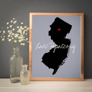 New Jersey Town Poster