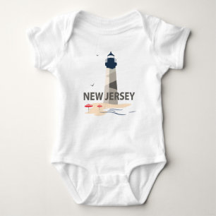 New Jersey, United States of America Baby Bodysuit
