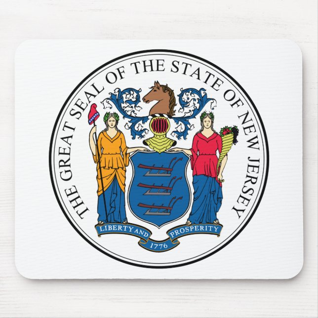 New Jersey, USA Mouse Mat (Front)
