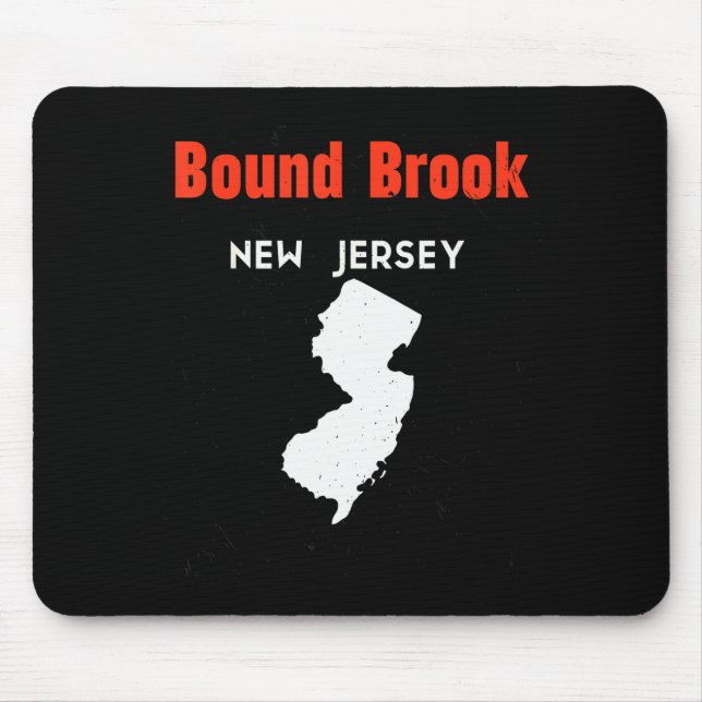 New Jersey Usa State America New Jerseyite Bound B Mouse Mat (Front)
