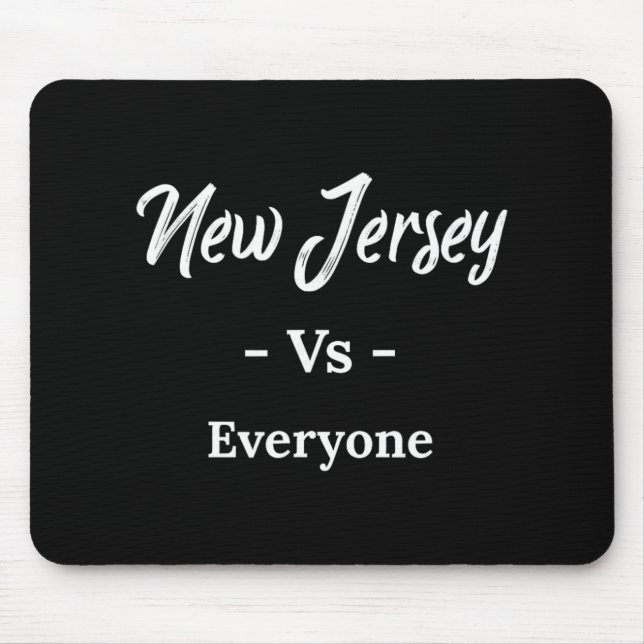 New Jersey Vs Everyone  Mouse Mat (Front)