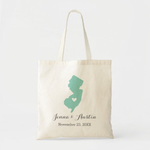 New Jersey Wedding Welcome Tote Bag