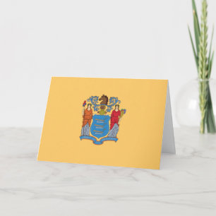 New Jerseyan Flag, Flag of New Jersey Card