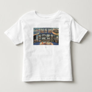 New JerseyLarge Letter ScenesNew Jersey Toddler T-Shirt