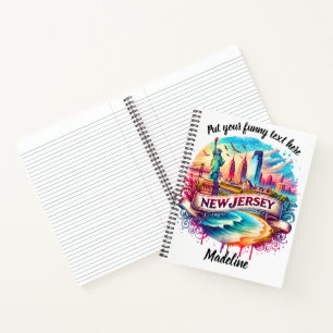 New Jersey's stunning skyline visual Notebook