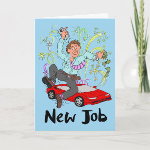 New Job Card For A Man