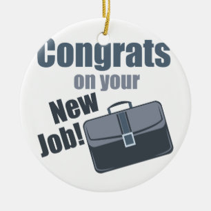 New Job Ceramic Tree Decoration