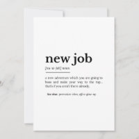New Job Definition – Funny Motivational Typography