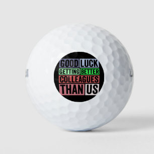 New Job Funny Farewell Coworker Leaving Good L Golf Balls