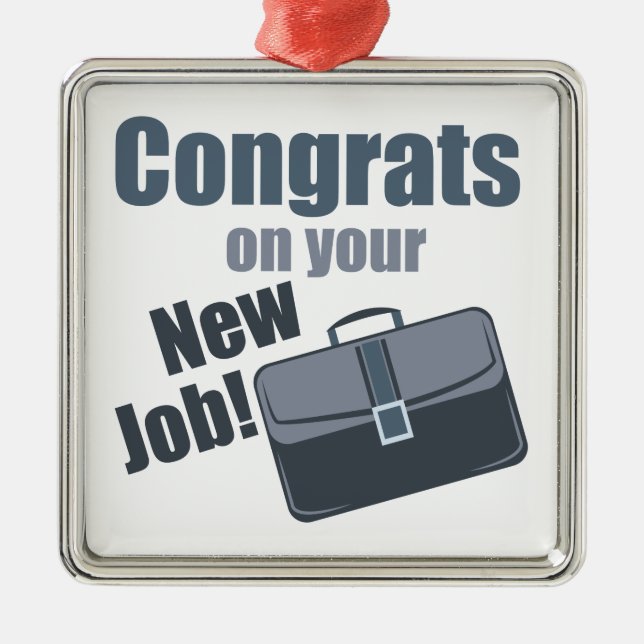 New Job Metal Tree Decoration (Front)