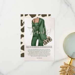 New Job Shower Thank You Card