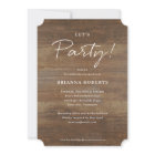 New Journey Rustic Graduation Invitation