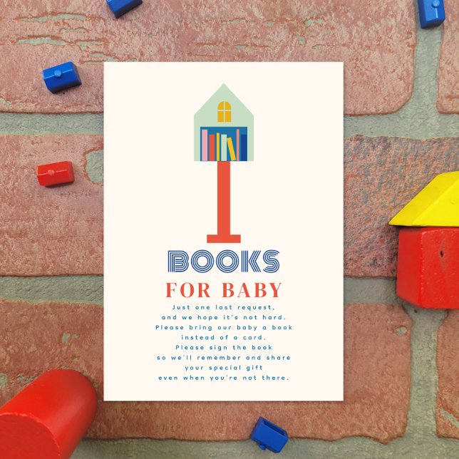 New Kid On The Block Baby Shower Book Request Enclosure Card (Creator Uploaded)