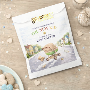 New Kid On The Block Baby Shower Favour Bags