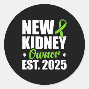 New Kidney Owner Est. 2025  Classic Round Sticker