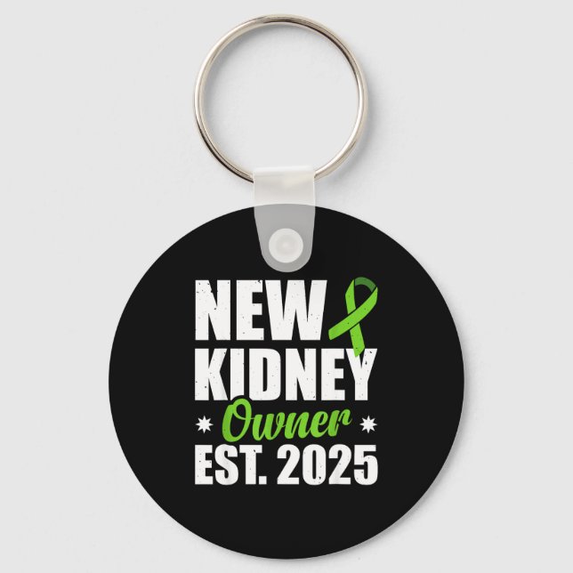 New Kidney Owner Est. 2025  Key Ring (Front)