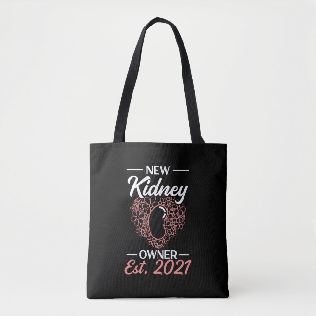 New Kidney Owner Transplant Organ Recipient Tote Bag (Front)