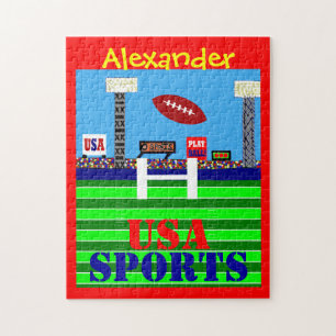 New Kids Football Puzzle Personalised Sports Gift