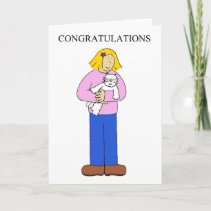 New kitten/cat congratulations. card