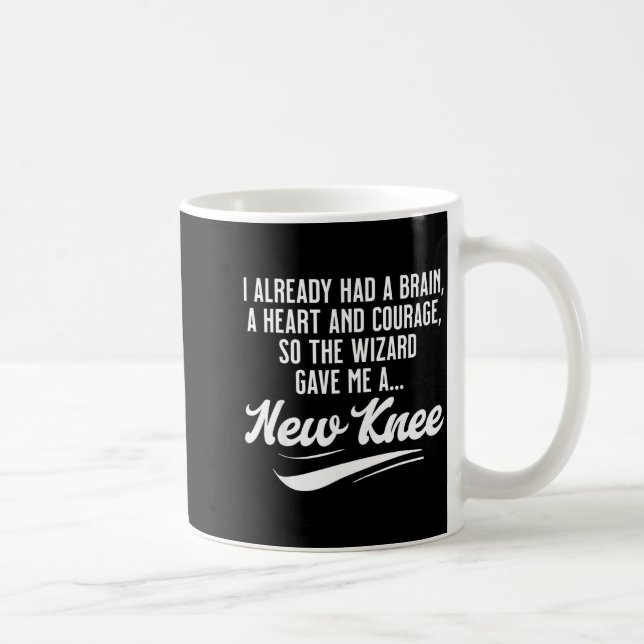 New Knee Funny Wizard Knee Replacement Surgery Rec Coffee Mug (Right)