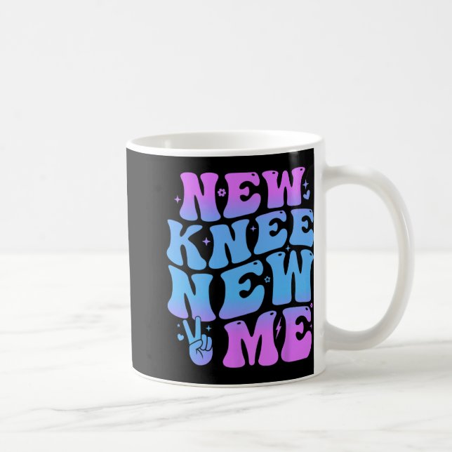 New Knee New Me Funny Knee Replacement Surgery Rec Coffee Mug (Right)