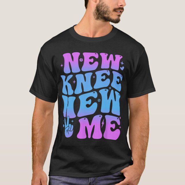 New Knee New Me Funny Knee Replacement Surgery Rec T-Shirt (Front)