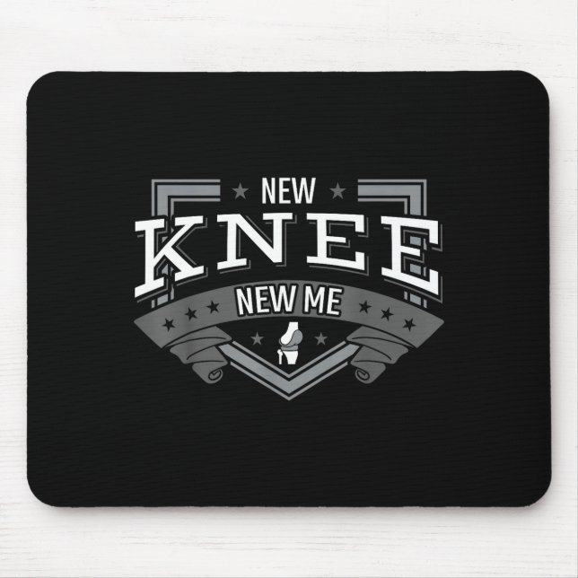 New knee new me joint replacement arthroplasty sur mouse mat (Front)