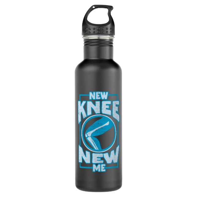 New Knee New Me Knee Replacement 710 Ml Water Bottle (Front)