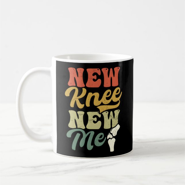 New Knee New Me Knee Surgery Coffee Mug (Left)