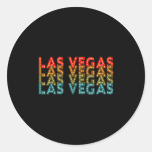 New Las Vegas Love Uni For Holidays In Vegas  Classic Round Sticker
